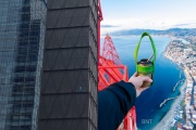 Quién es Marcin Banot, el yotuber polaco fanático del mate que intentó escalar el edificio de Globant