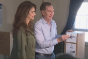 Diego Santilli votó en Tigre y habló sobre su campaña electoral