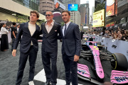 Colapinto participó del estreno de la película de la Fórmula 1 junto a Brad Pitt