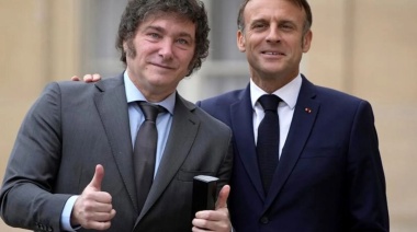 Milei tendrá una cena en privado con Macron en Olivos