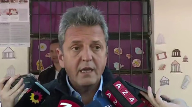 Votó Sergio Massa: "Esta es una elección crucial. La unión siempre hace la fuerza"