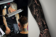 Mauro Icardi mostró el tatuaje con el que cubrió la cara de Wanda Nara