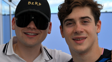 Bizarrap sorprendió a Colapinto en Austria: el emotivo encuentro antes del Gran Premio