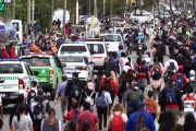 Miles de personas se congregan en Liniers para la 48ta. Peregrinación a Luján