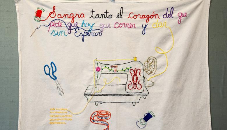 Una muestra de bordados inspirada en Evita tendrá lugar en Palermo