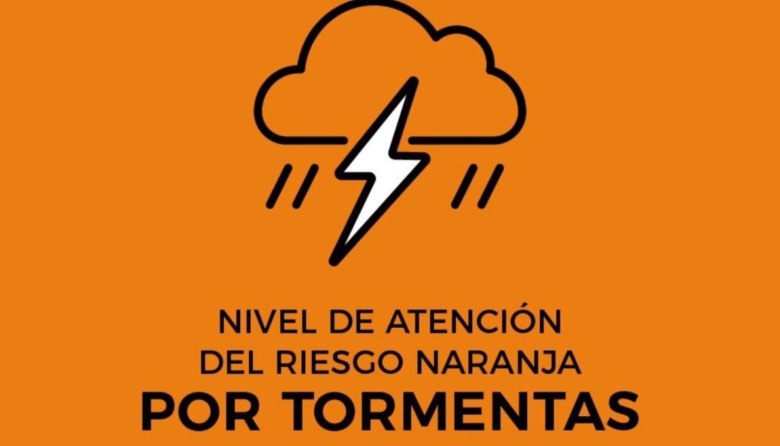 La Plata: elevan a naranja el alerta por tormentas