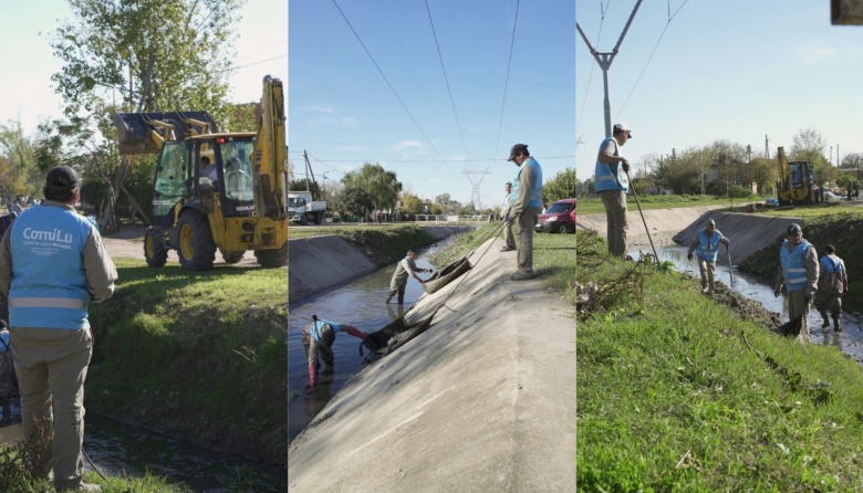 El Municipio de José C. Paz junto a ComiLu PBA realizaron jornadas de Saneamiento en la cuenca
