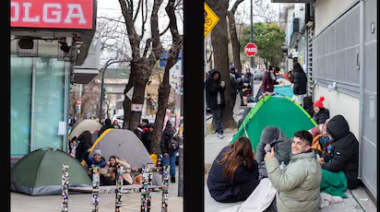 Furor por el "Cris Morena Day": acampe y largas filas por una entrada