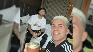 Mientras define su futuro, Enzo Fernández toma mates con Otamendi en el Benfica