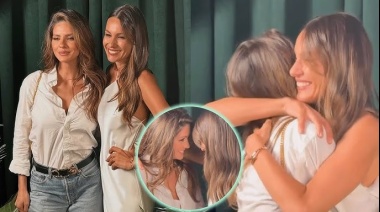 Llegó la paz: el abrazo menos esperado entre la China Suárez y Pampita