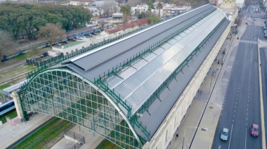 Inauguran el techo de la estación de trenes