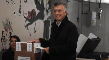 Mauricio Macri: "Vamos a votar para dejar atrás una era de mucho daño y tristeza"