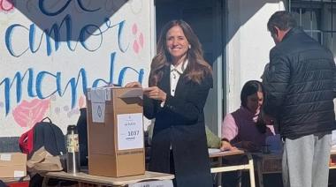 El voto de Victoria Tolosa Paz: "Los anhelos se ponen en la urna"