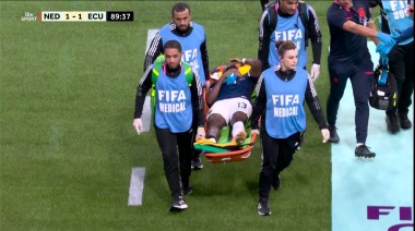 Enner Valencia salió lesionado del partido ante Países Bajos