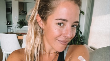 Nati Jota dejó un mensaje tras vacunarse contra el dengue: "Soy team ciencia"