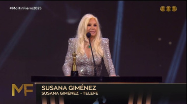 Susana Giménez enmudeció a los Martín Fierro: “No creo que haga más televisión”
