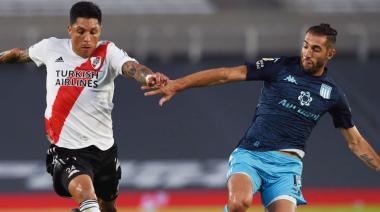 River no pudo quebrar a Racing y sigue fuera de la clasificación