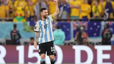 Argentina gana 1 a 0 ante Australia al finalizar el primer tiempo