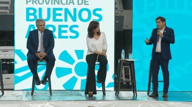 Balance provincial: acto con Alberto, CFK, Massa y Kicillof en La Plata
