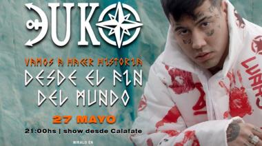 Duki en vivo: presentará su nuevo disco "Desde el Fin del Mundo" en el Calafate