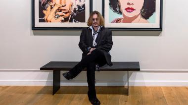 Johnny Depp ganó 3.65 millones de dólares con la venta de su arte
