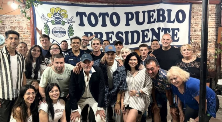 El cierre de campaña de Edgardo Toto Medina con Gimnasia Somos Todos.