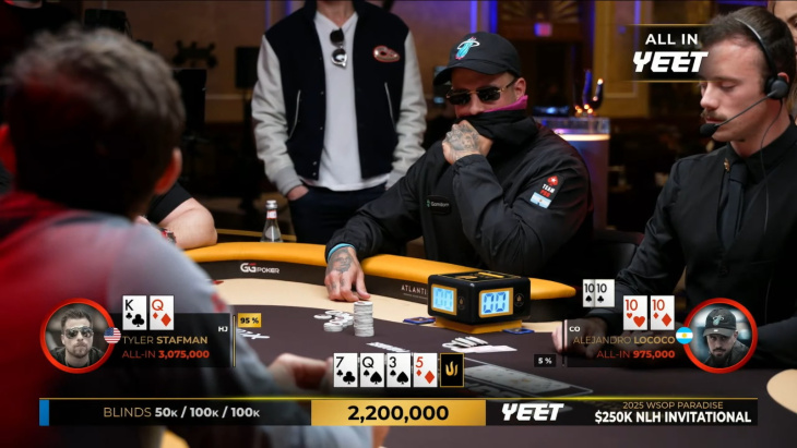 El momento exacto en el que Papo queda en la posición 13° en el Triton Invitational.