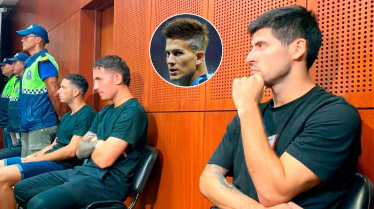 Los acusados en la causa de abuso sexual: Osorio, Cufré, Sosa y Florentín.