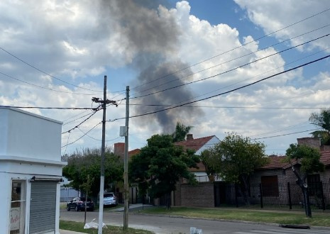 Una foto tomada por un transeunte en la zona de 503 y 14.