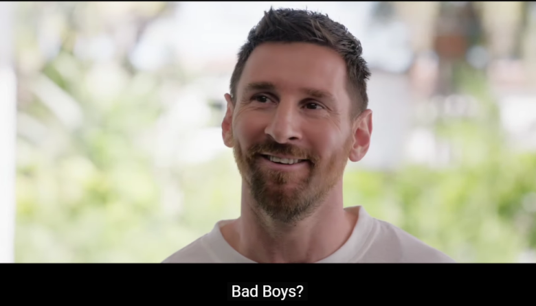 Messi apareció en el tráiler de "Bad Boys" y habló por primera vez en inglés