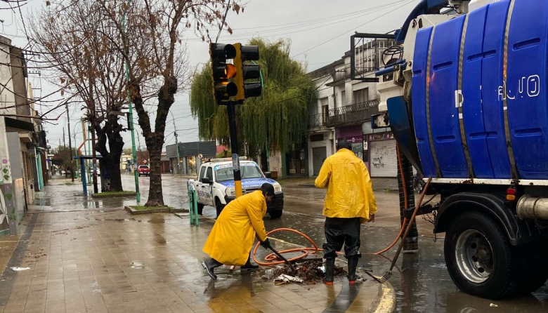 Tormenta en Berisso: cayeron 183 mm y continúan los trabajos de limpieza y asistencia