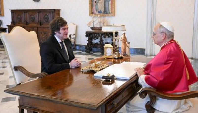 El Papa León XIV recibió a Milei en el Vaticano y le confirmó que visitará la Argentina