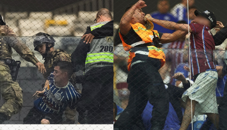 Represión en Brasil: heridos y detenidos tras el partido de Godoy Cruz ante Atlético Mineiro