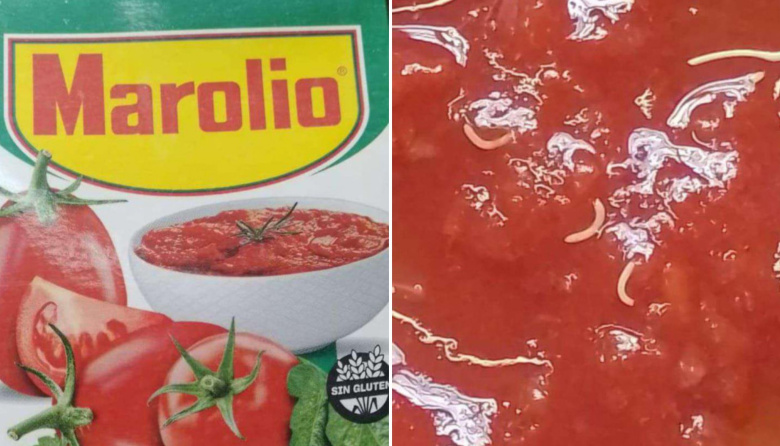 ANMAT advierte sobre un lote de tomate triturado Marolio por posible contaminación