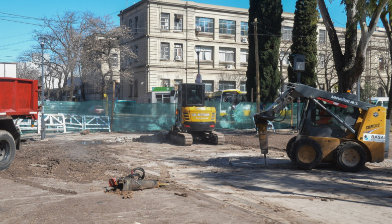 El Municipio avanza con la remodelación del Parque Saavedra