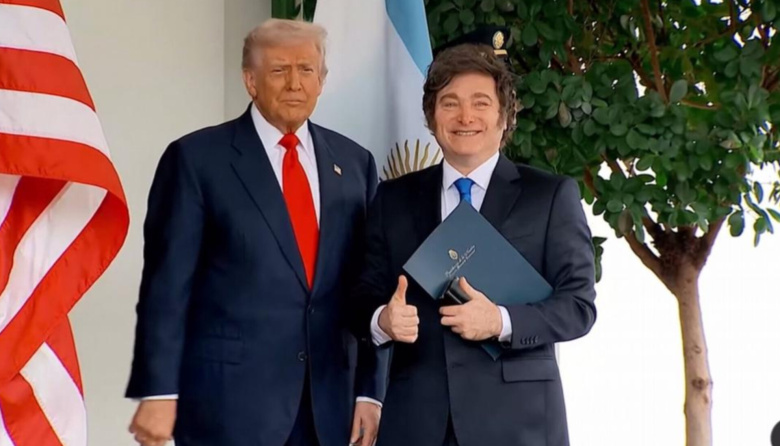 Milei se reúne con Trump en la Casa Blanca