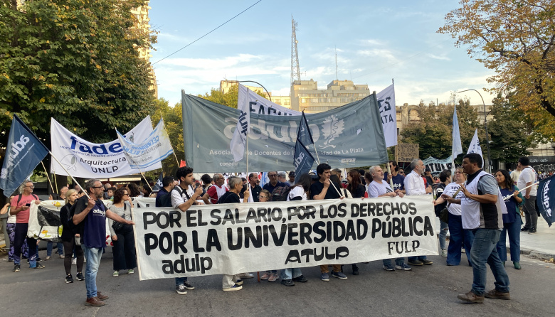 ADULP advirtió que habrá paro en la UNLP si el Gobierno no promulga la Ley de Financiamiento Universitario