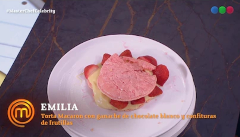 El reto de la torta macaron eliminó a Emilia Attias de MasterChef