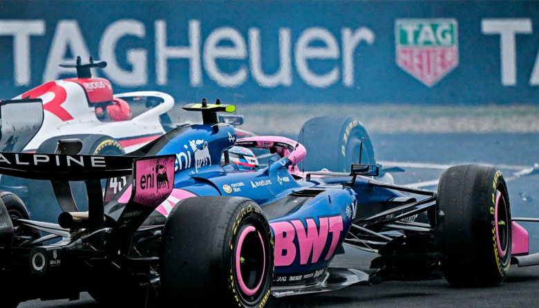Revelan que el Alpine de Colapinto quedó gravemente dañado tras el choque con Ocon en China