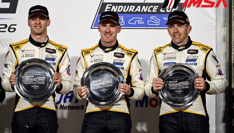 Varrone remontó desde el 8° y subió al podio en las 12 Horas de Sebring