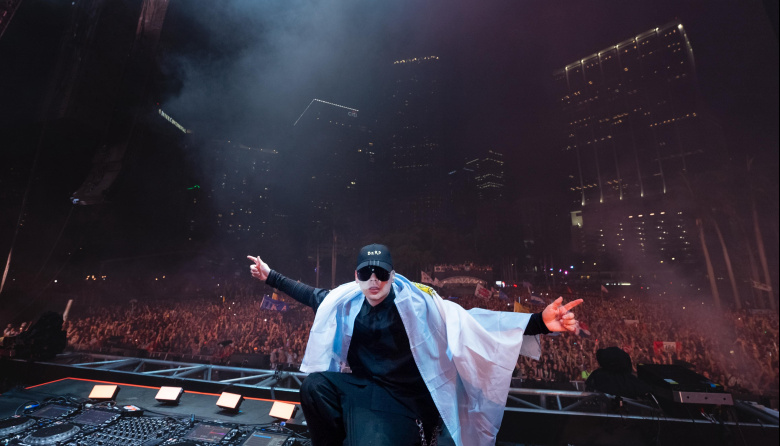 Bizarrap debutó en Ultra y explotó el Main Stage con Daddy Yankee y Skrillex