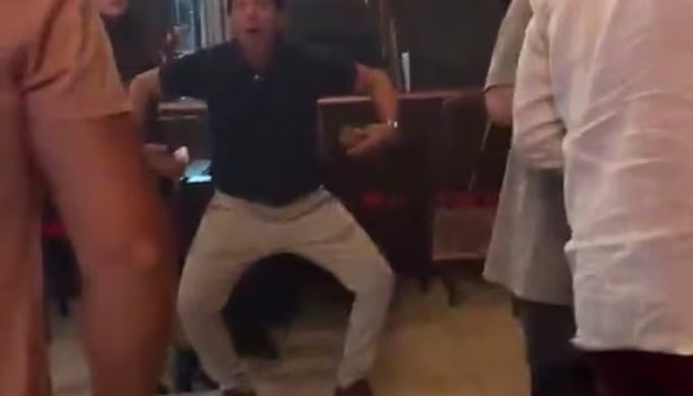 Insólito: viralizan un video del padre de Agostina Páez haciendo gestos racistas