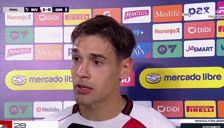 La Liga Profesional movió la semifinal de River y Martínez Quarta se enteró al aire
