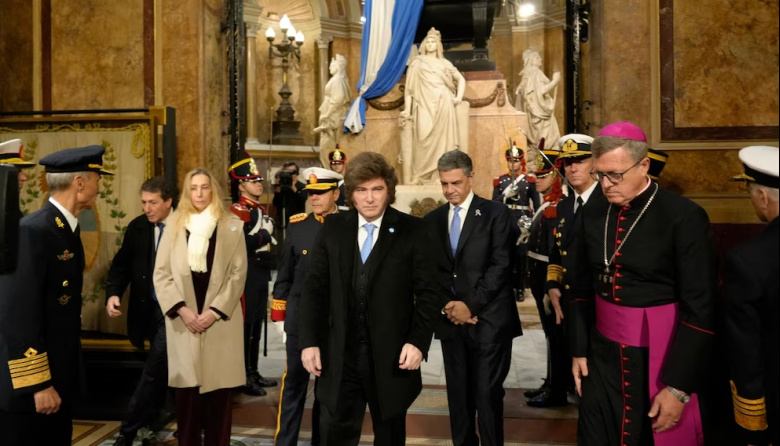 Jorge García Cuerva pidió diálogo frente a Milei en el Tedeum por el 25 de Mayo