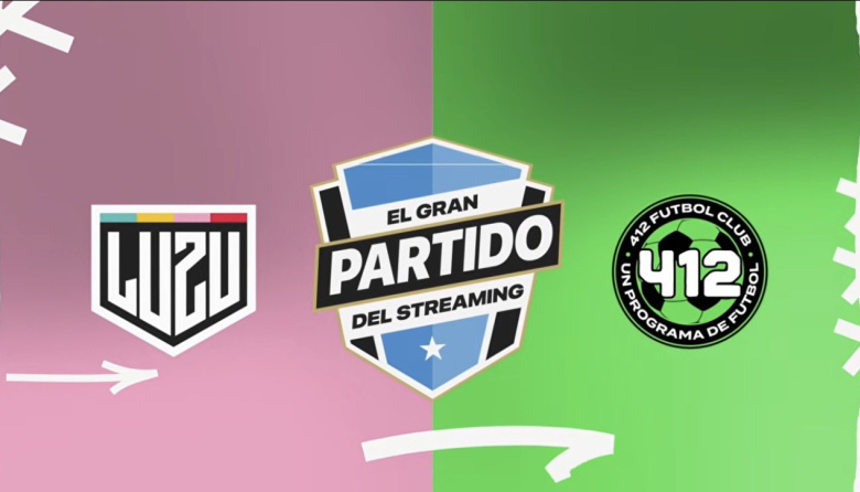 Se enfrentan Luzu vs 412: formaciones y dónde ver el partido entre streamers