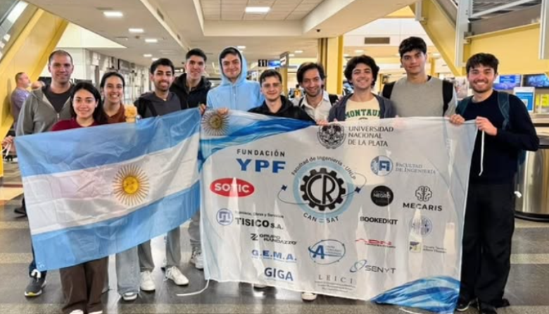 Estudiantes de la UNLP disputarán la final mundial de la CanSat Competition en Estados Unidos