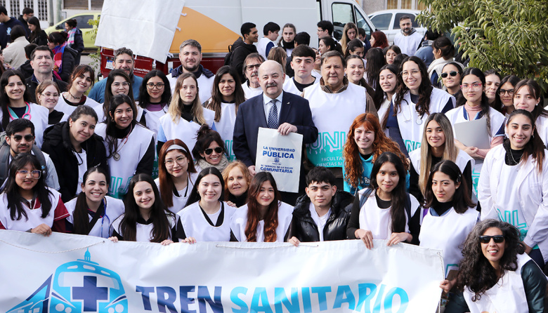 La UNLP puso en marcha el primer Tren Sanitario para acercar atención médica a los barrios