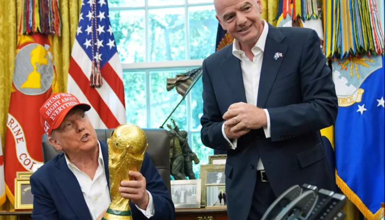 Trump celebró la decisión de la FIFA que habilitó a Balogun para jugar los octavos