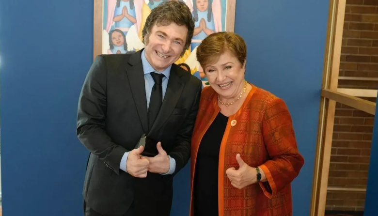 Kristalina Georgieva visitará la Argentina a fin de mes invitada por Javier Milei
