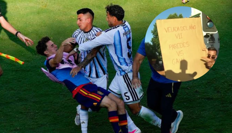 Lamine Yamal se burló de Paredes durante los festejos de España y el video se volvió viral